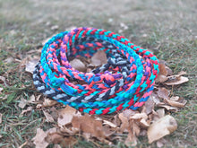Load image into Gallery viewer, Handmade muletape lead ropes with removable snaps