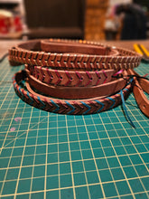 Load image into Gallery viewer, Harness leather barrel reins
