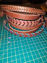 Load image into Gallery viewer, Harness leather barrel reins
