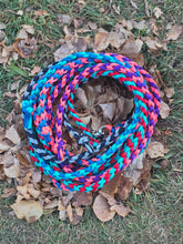 Load image into Gallery viewer, Handmade muletape lead ropes with removable snaps
